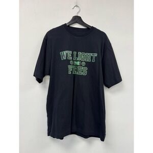 Babylon We Light The Fires Shirt Mens 44 Black Graphic Tee T-Shirt Streetwear